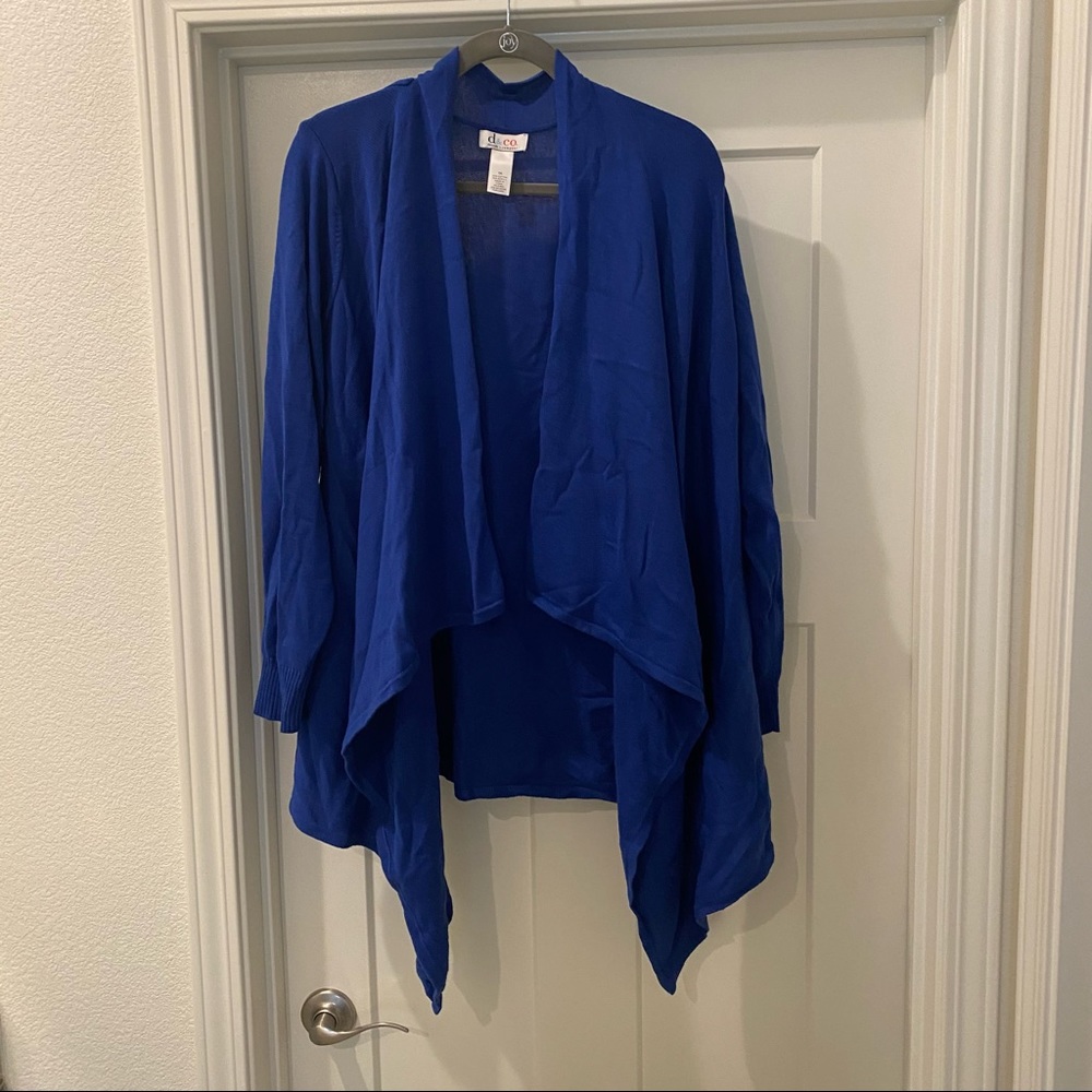 Denim and Company blue cardigan size 1X